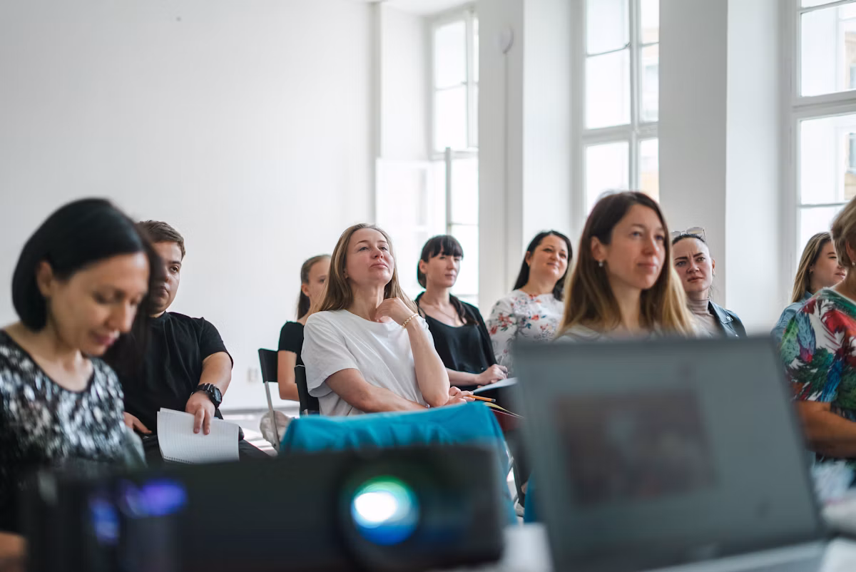 A workshop gathering